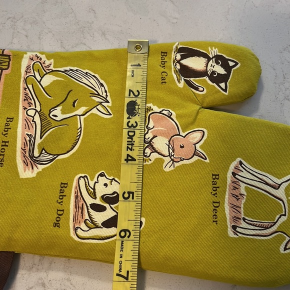 NWT Blue Q Learn Your Baby Animals! Oven Mitt - Picture 11 of 11